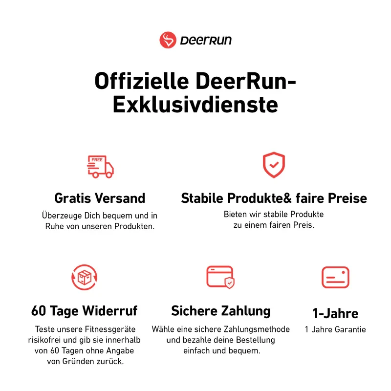 DeerRun RW600 Smart-Rudergerät mit einstellbarem 32-stufige Magnetwiderstand