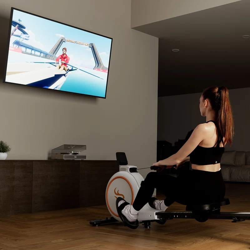 DeerRun RW600 Smart-Rudergerät mit einstellbarem 32-stufige Magnetwiderstand