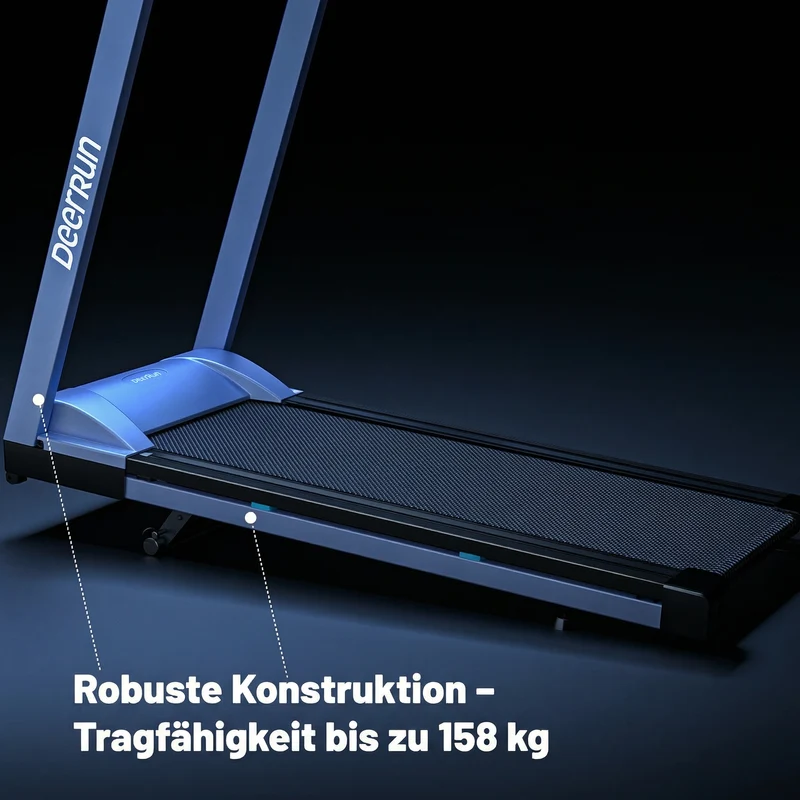 DeerRun A1 Pro – Klappbares Laufband bis 158 kg · 1–16 km/h