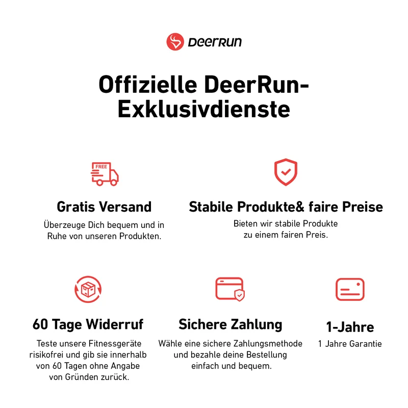 DeerRun A1 Pro – Klappbares Laufband bis 158 kg · 1–16 km/h