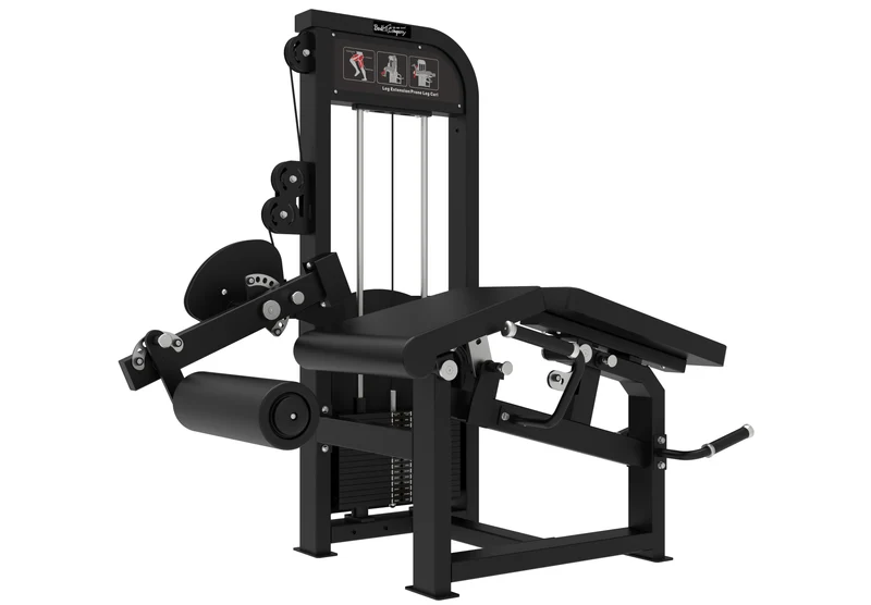 Beinstrecker- und Beinbeuger-Maschine mit 80 kg Steckgewichten