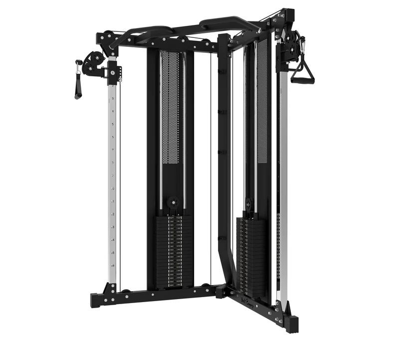 V-Station Cross Over Kabelzug mit 180 kg Steckgewichten