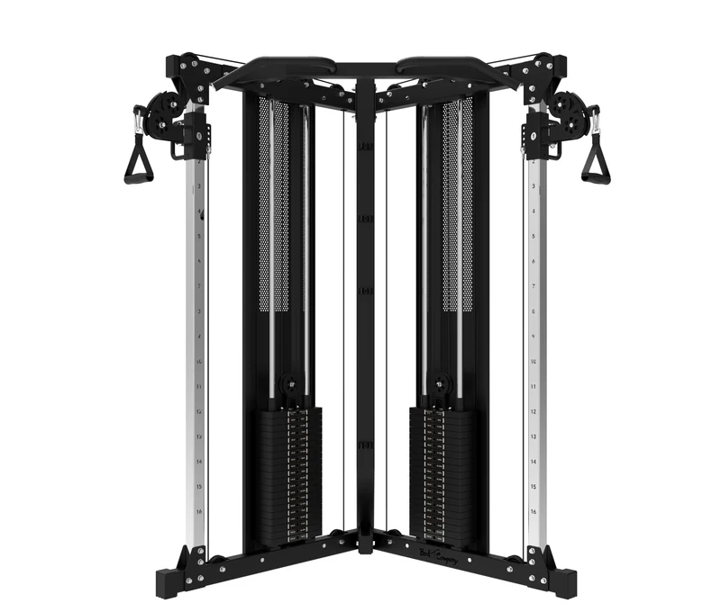 V-Station Cross Over Kabelzug mit 180 kg Steckgewichten