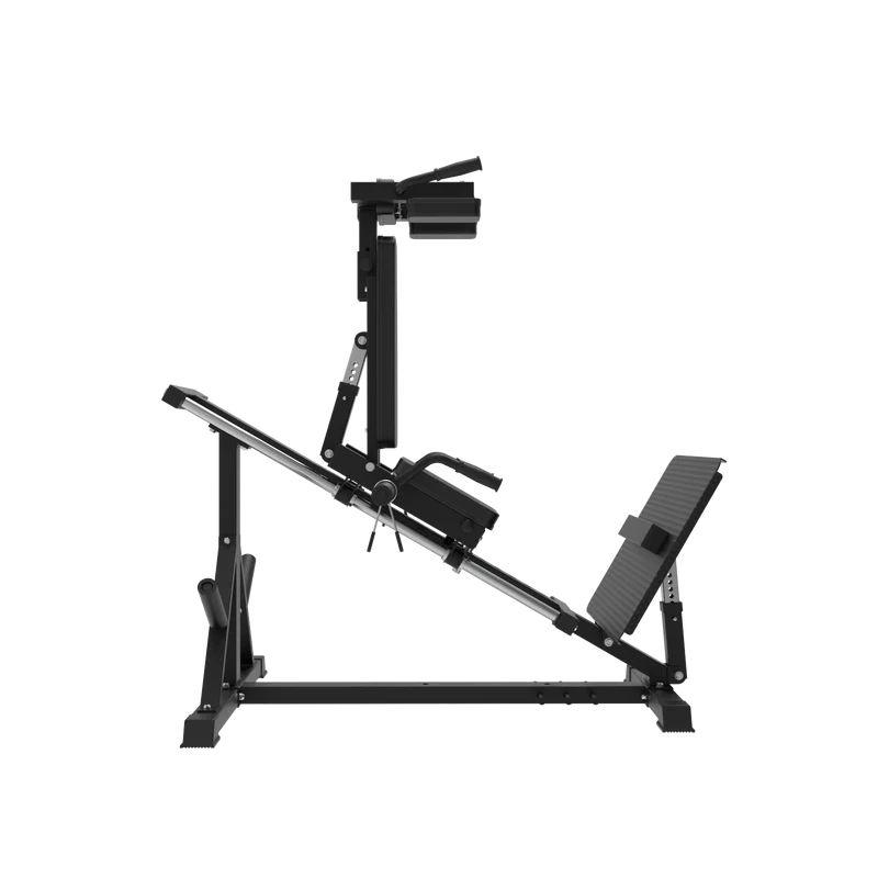 Hackenschmidt & Kniebeugen Maschine mit Wadenheber-Block