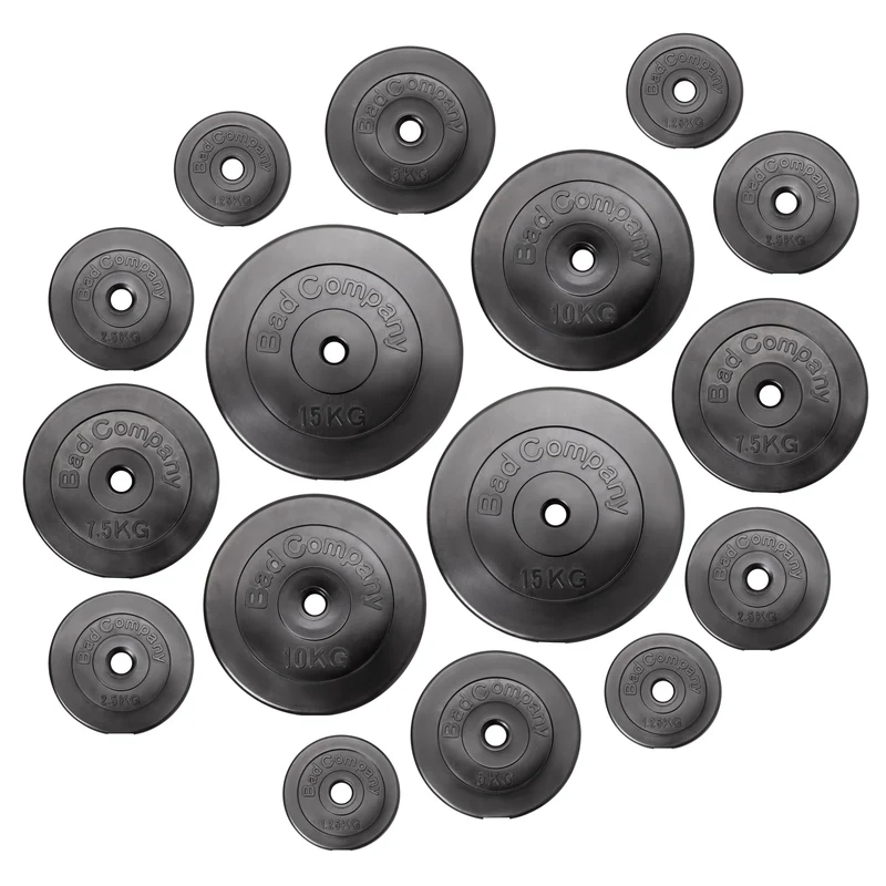 90 Kg (1,25, 2,5, 5, 7,5, 10, 15) Hantelscheiben Hantel Hanteln 30/31mm Kunst.