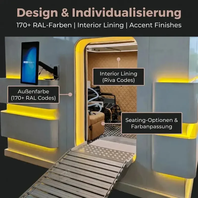 ProReset Matrix – würfelförmige 1–2-Personen Hyperbarkammer (1.5 / 2.0 / 2.4 / 3.0* ATA)