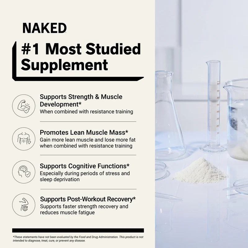 Creatine Capsules | Naked Creatine - 75 Servings