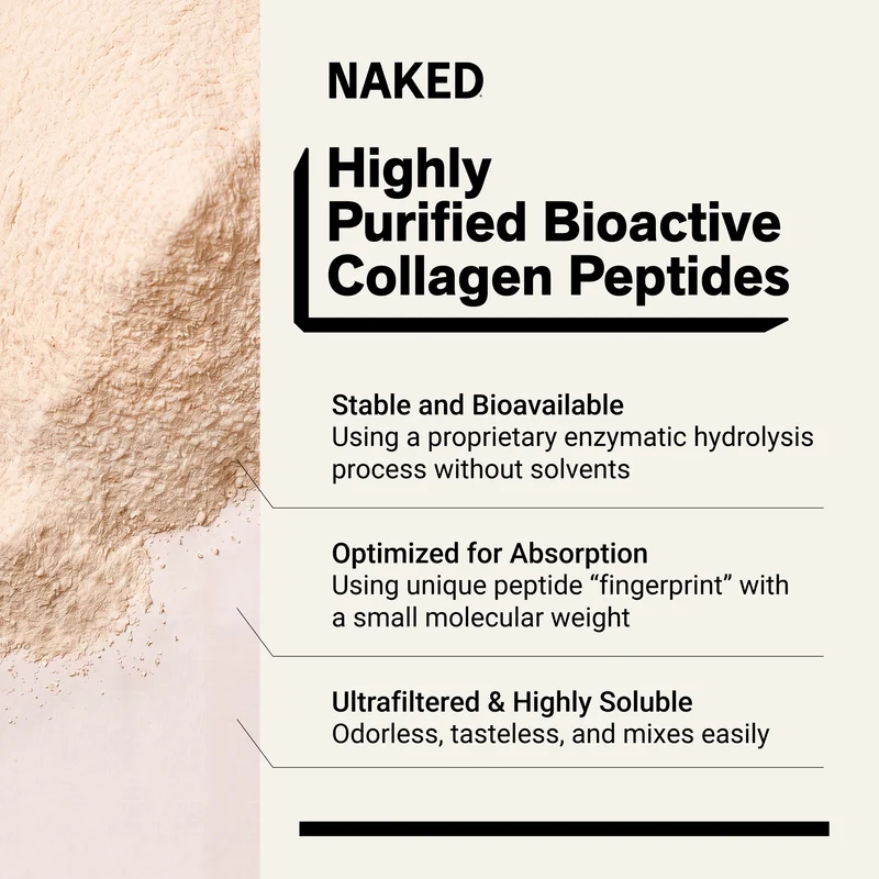 Collagen Peptides Packets | 20 Naked Collagen Packets