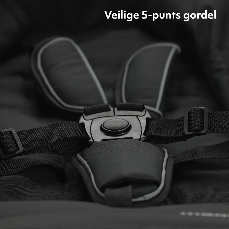 Mooiys Cruze Jogger Laufkinderwagen – Schwarz