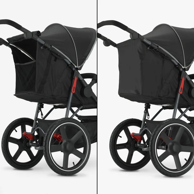 Mooiys Cruze Jogger Laufkinderwagen – Schwarz