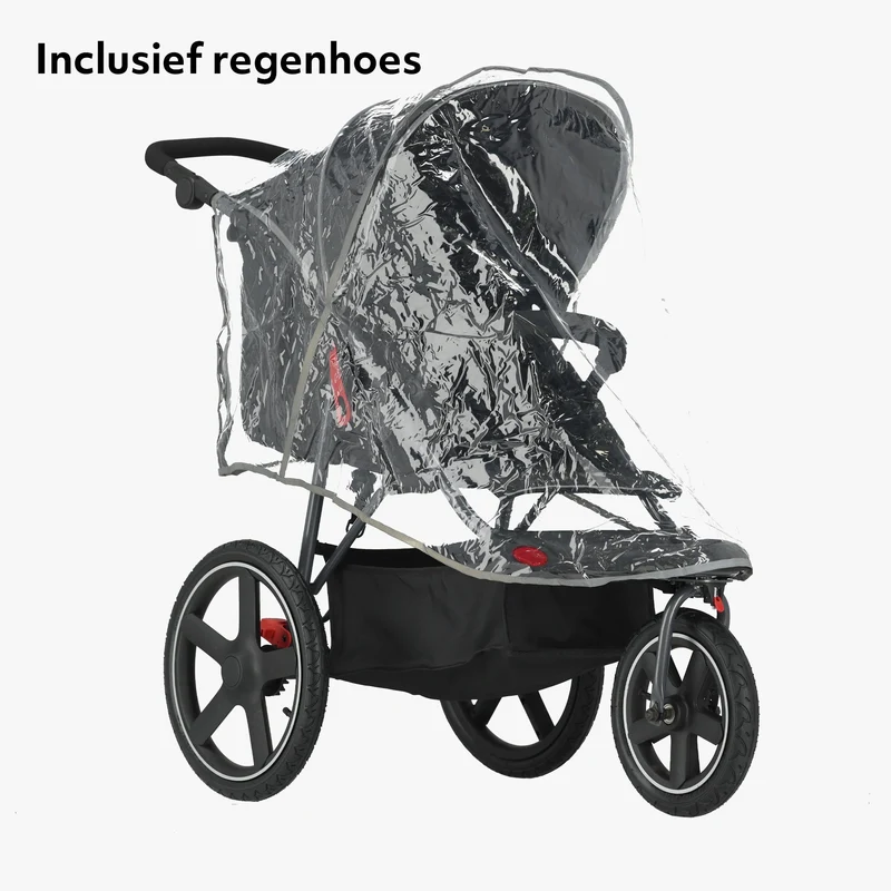 Mooiys Cruze Jogger Laufkinderwagen – Schwarz