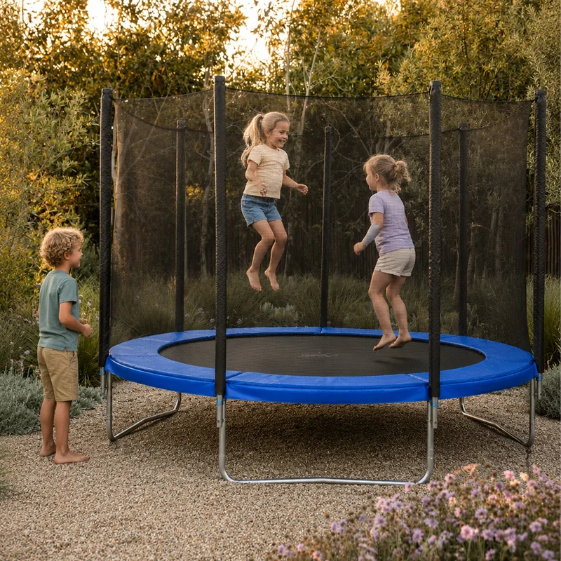 Ultrasport Trampolinrand 305 cm – Schutzrand für Trampoline – Blau