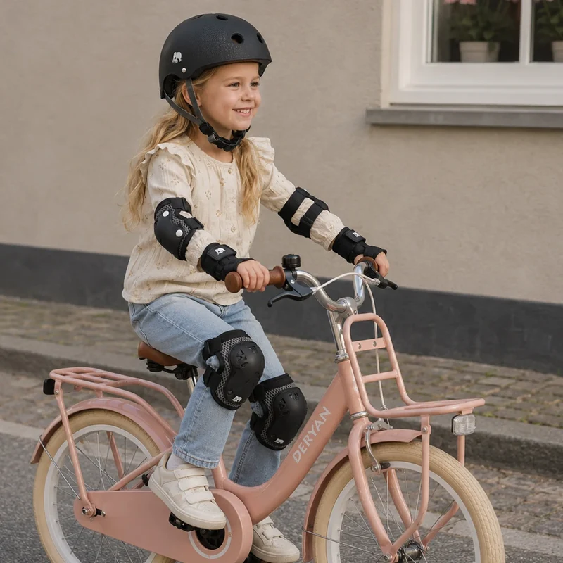 Kinderhelm Schwarz – Größe M