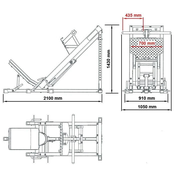 ATX® Leg Press Classic 45° - Beinpresse