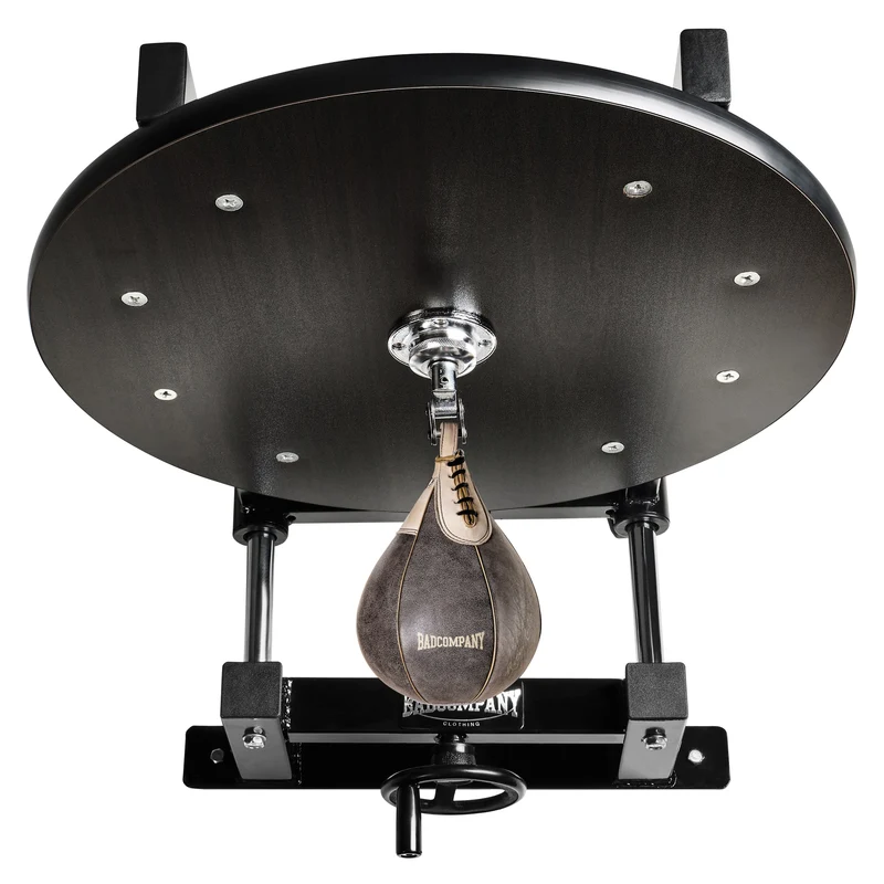 Speedball Plattform mit Rindsleder Boxbirne medium I höhenverstellbar I BCA-38