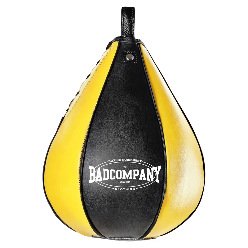 Speedball Plattform mit PU Boxbirne schwarz/gelb medium zur Wandmontage I BCA-39