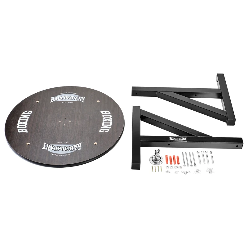 Speedball Plattform mit PU Boxbirne schwarz/gelb medium zur Wandmontage I BCA-39