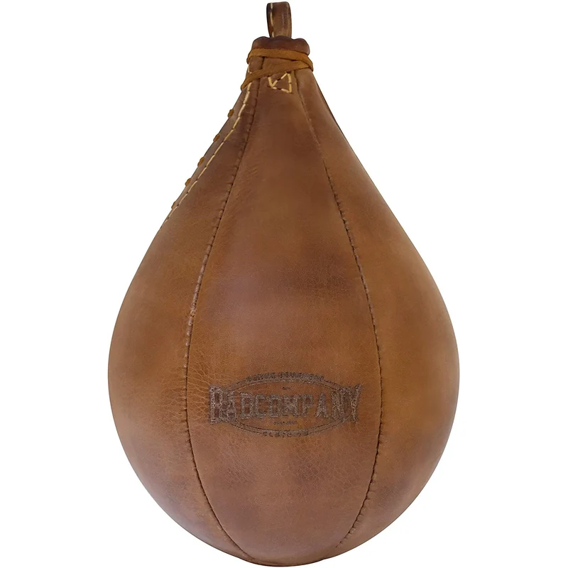 Speedball Plattform mit Vintage Leder Boxbirne medium I höhenverstellbar I BCA-38