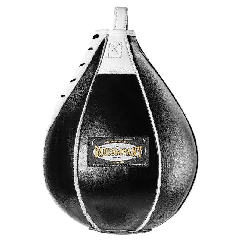 Speedball Plattform mit Leder Boxbirne schwarz medium I höhenverstellbar I BCA-38