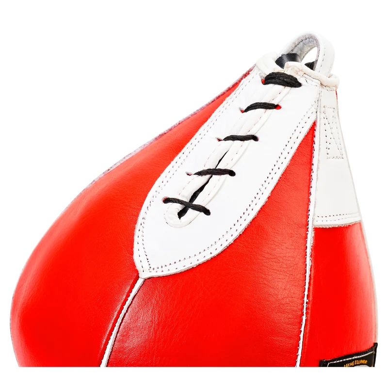 Speedball Plattform mit Leder Boxbirne rot medium I höhenverstellbar I BCA-38