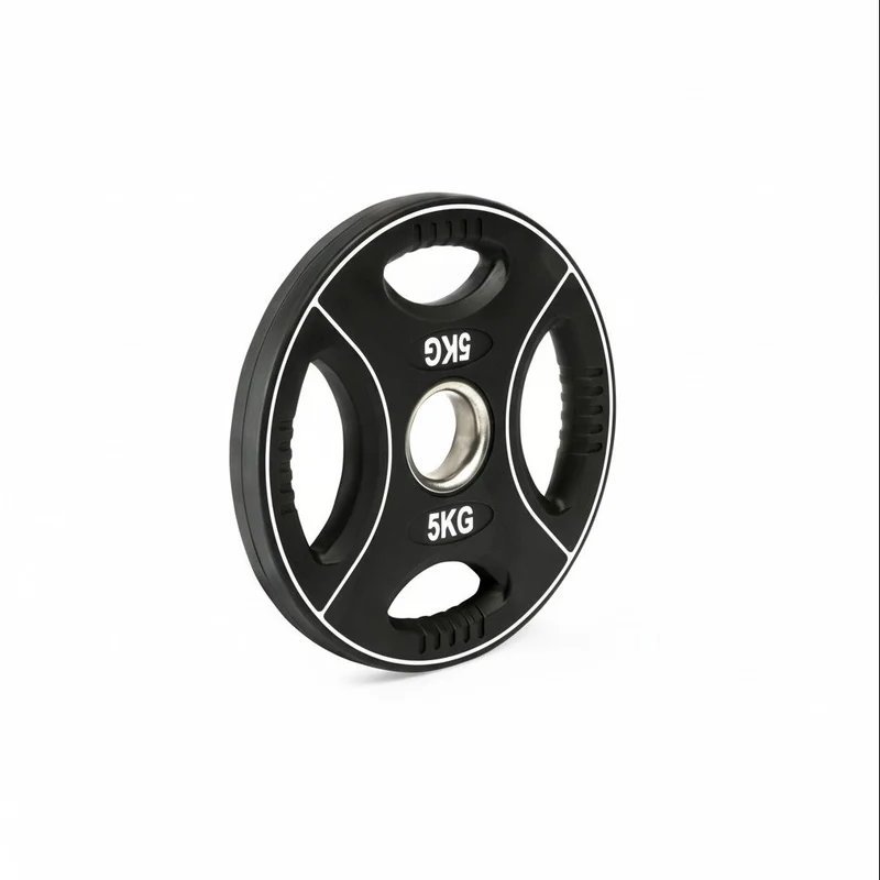 Vorteilspaket Polyurethan 4-Grip Hantelscheiben 50 mm – 125 kg SW