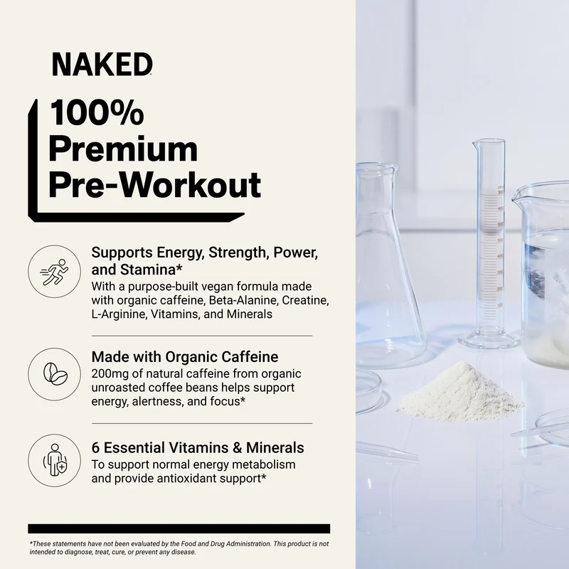 Cherry Lime Pre Workout Supplement | Naked Energy - 30 Servings