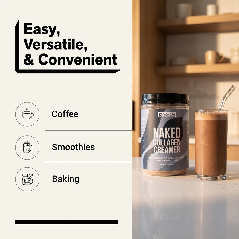 Mocha Coffee Creamer | Naked Collagen Creamer