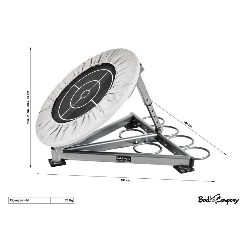 Medizinball Rebounder mit verstellbarem Neigungswinkel