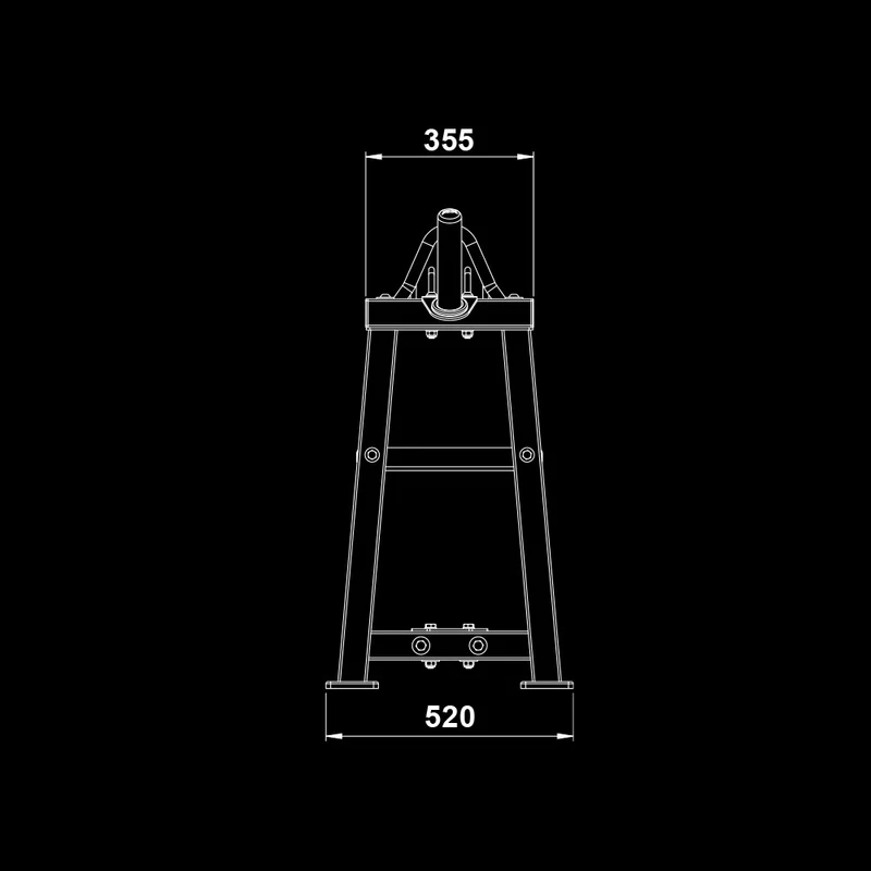 ATX® Hantelscheibenständer / Powerlifting Plate Storage