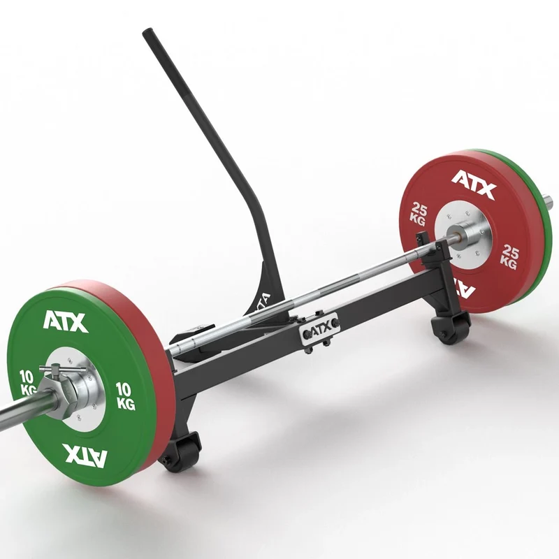 ATX® Deadlift Bar Jack / Hantelstangenheber - doppelseitig - mit Rollen