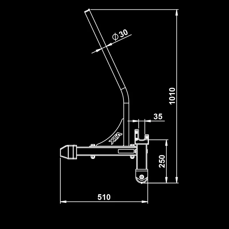 ATX® Deadlift Bar Jack / Hantelstangenheber - doppelseitig - mit Rollen