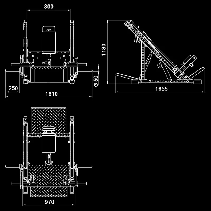 ATX® Rudermaschine - Double-side Linear Row