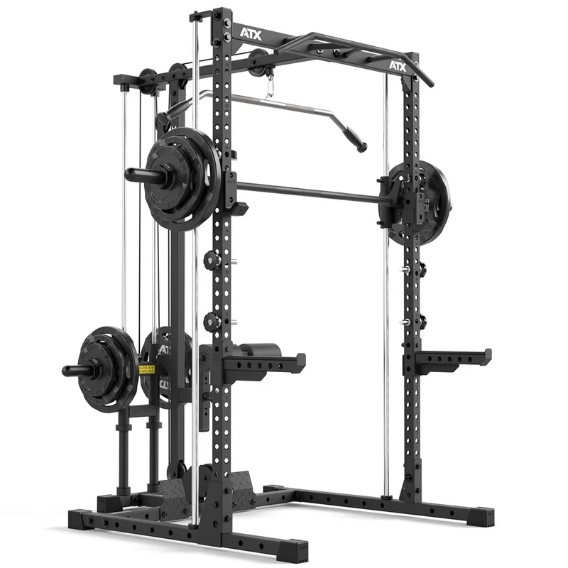 ATX® HRX-510 Rack-Komplettset mit Latzug Plate Load und Multipresse - Höhe 196 cm