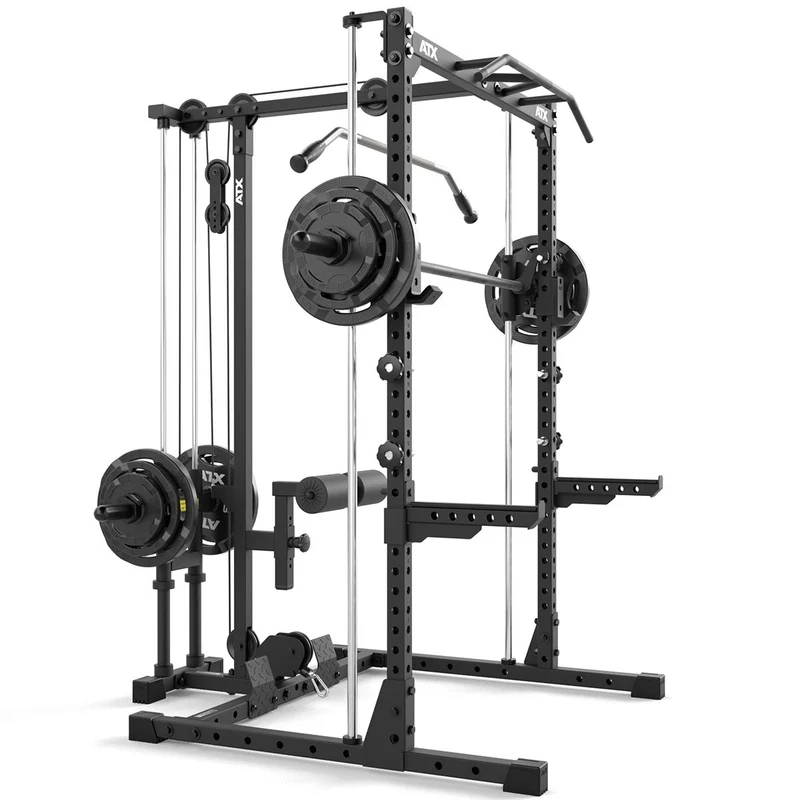 ATX® HRX-510 Rack-Komplettset mit Latzug Plate Load und Multipresse - Höhe 196 cm