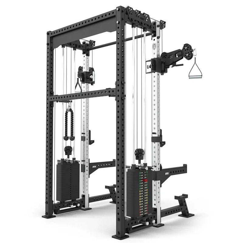 ATX® Cable Half Rack mit 2 x 90 kg Steckgewichte