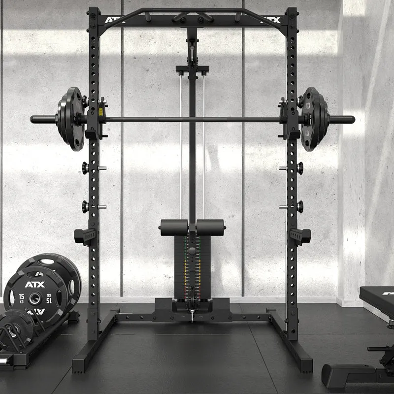 ATX® HRX-510 Rack-Komplettset mit Latzug-Steckgewichte und Multipresse - Höhe 196 cm
