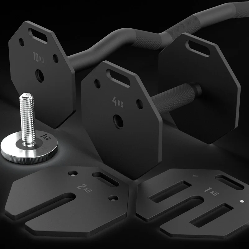 ATX® Octa Dumbbells 2 x 36 kg - Verstellbare Hanteln inkl. Ablageständer