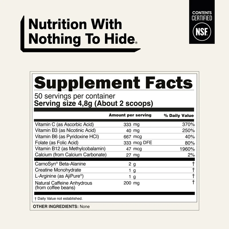 Pre Workout Supplement | Naked Energy - 50 Servings