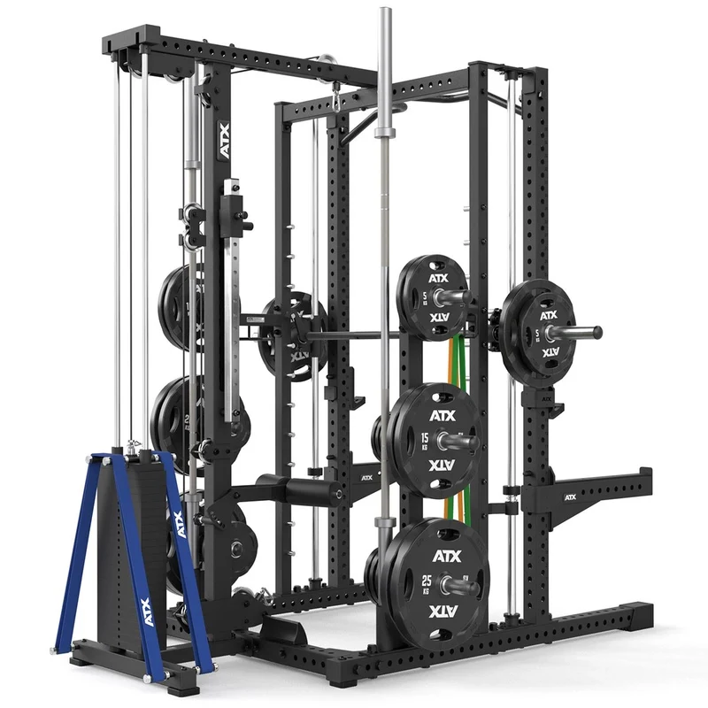 ATX® Multipresse-Rack 780 Komplettstation mit Latzugstation - 125 kg Steckgewichte