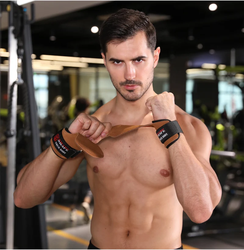 SHAPE YOUR BODY - Profi Zughilfe Griffpolster Fitness Sport Handschuhe