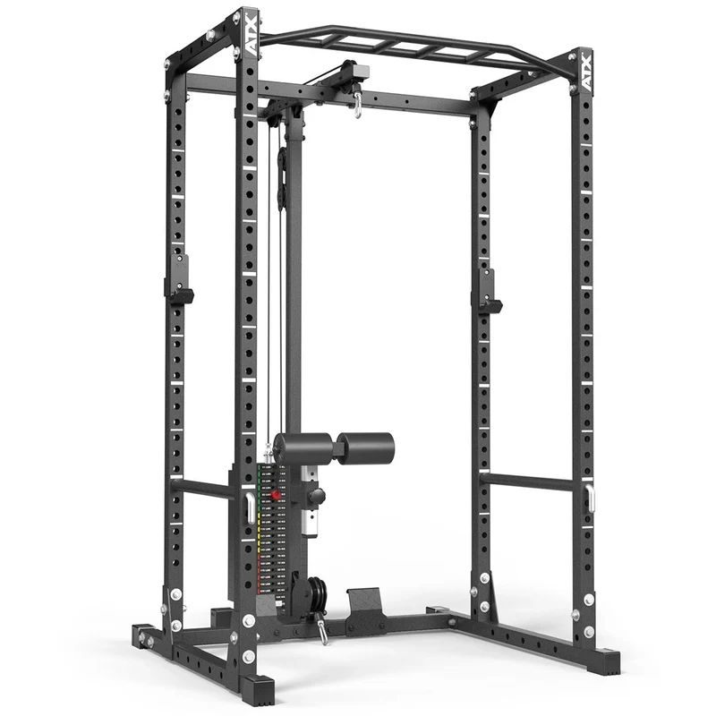 ATX® Power Rack PRX-510-XS mit Latzug 100 kg Steckgewichte - Höhe 198 cm