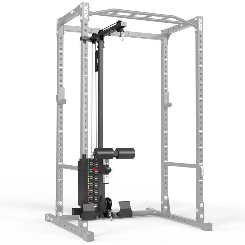 ATX® Power Rack PRX-510-XS mit Latzug 100 kg Steckgewichte - Höhe 198 cm