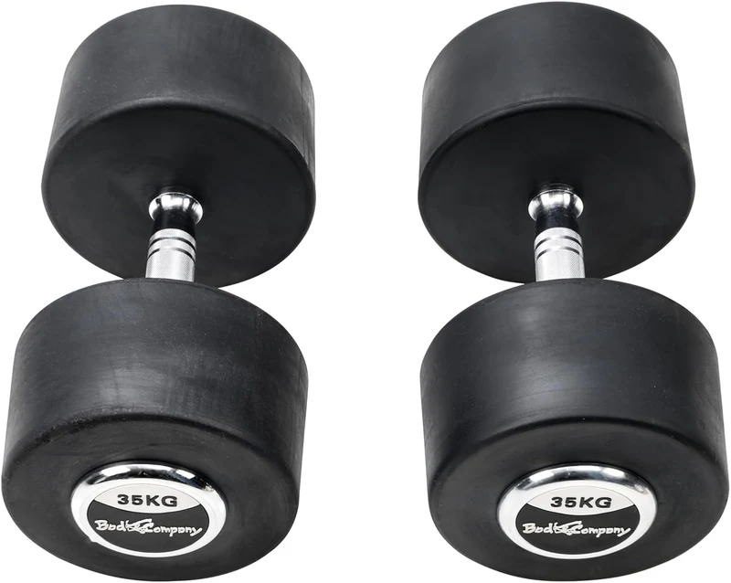 Deluxe 70 Kg (2x35,0) Hanteln Gewichte Rundhanteln Hantel Set Kurzhanteln