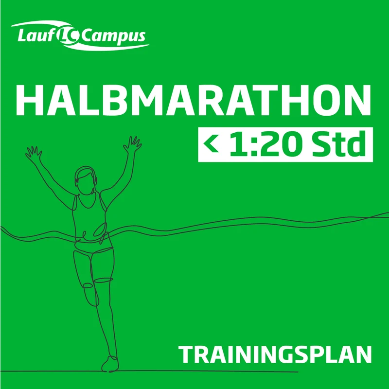 Halbmarathon-Trainingsplan für Bestzeiten – unter 1:20 Std.