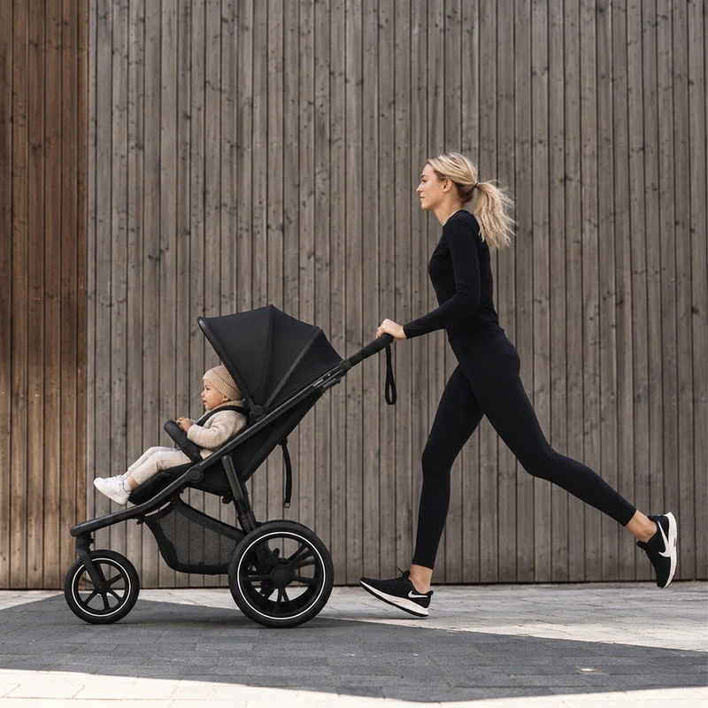 Bolt Lauf-Kinderwagen Schwarz