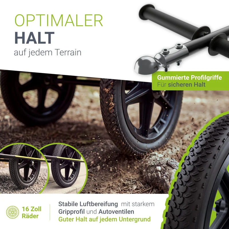 Transportanhänger / Fahrradanhänger 90 Liter