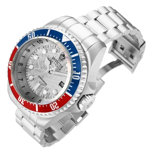 Invicta® Hydromax 34099 AUTOMATIC MEN'S WATCH W METEORITE DIAL - 52MM STAINLESS STEELALUMINUM CASE, STAINLESS STEEL BAND,