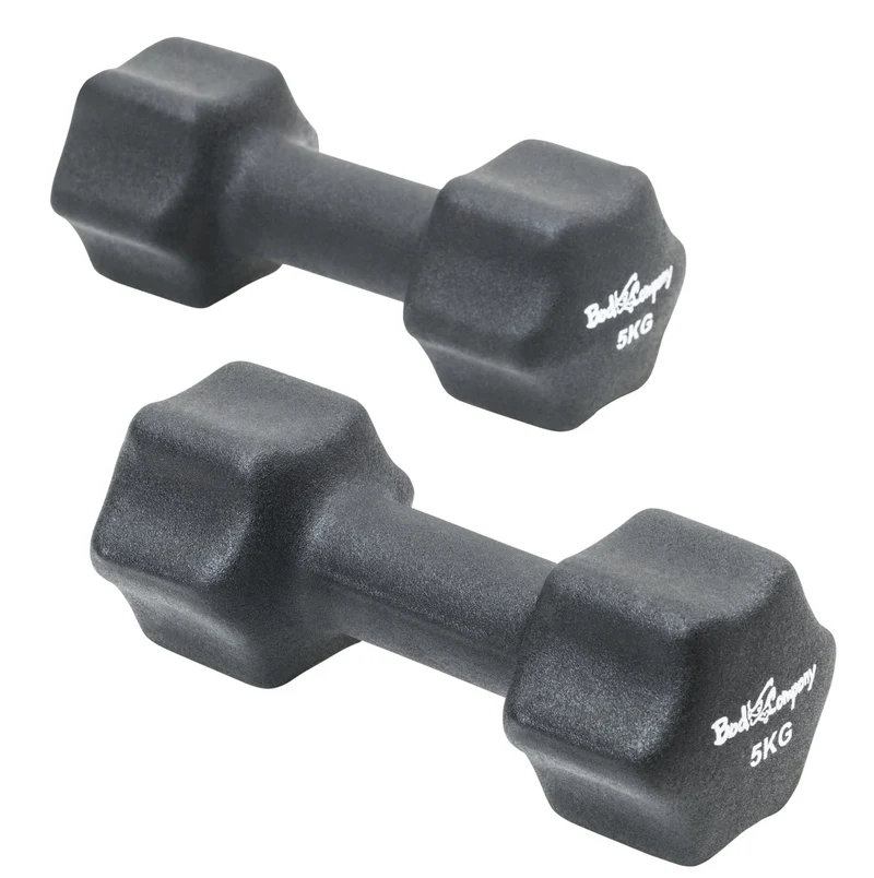 38Kg (2x1, 2x1.5, 2x2, 2x2.5, 2x3, 2x4, 2x5) Neopren Gymnastik Hanteln