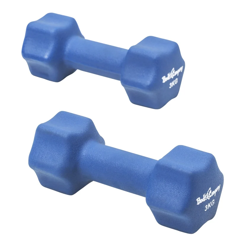 38Kg (2x1, 2x1.5, 2x2, 2x2.5, 2x3, 2x4, 2x5) Neopren Gymnastik Hanteln
