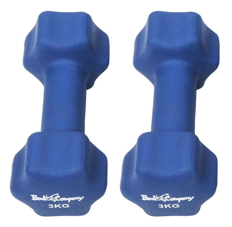 38Kg (2x1, 2x1.5, 2x2, 2x2.5, 2x3, 2x4, 2x5) Neopren Gymnastik Hanteln